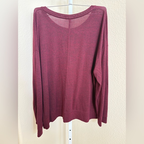 Rails Iggy Knit Long Sleeve Top in Port - Size L - Picture 4 of 5